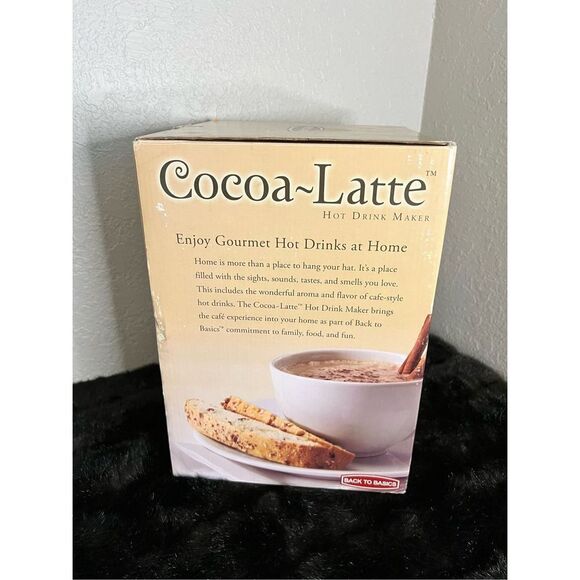 Back to Basics COCOA LATTE HOT DRINK MAKER new - Picture 4 of 9